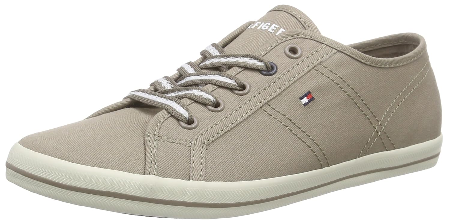 tommy hilfiger v1285ictoria 2d ,女式低帮运动鞋 grey - grau